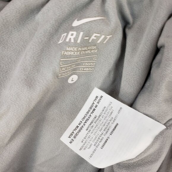 Nike Dri-Fit Womens Black Running Shorts Elastic Waistband Size L - Picture 8 of 8